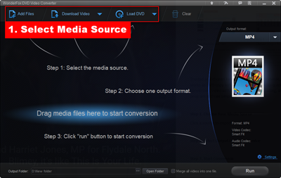 Step 1, Choose Your Media Source.