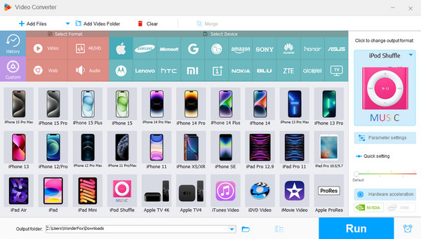 Don't download software - use Zamzar to convert it for free online.. The video formats supported by the iPod Touch are H.264, MP4, M4V, MOV and Motion.