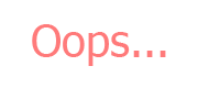 Oops