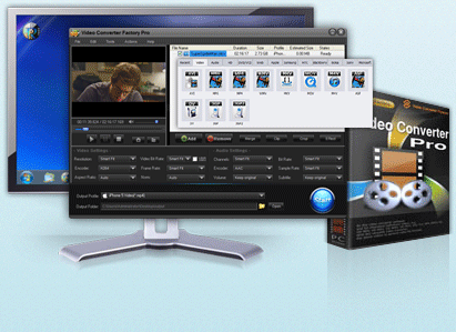 Video Converter Factory Pro - Convert video to 121 formats and devices with 0 quality loss