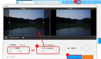 MP4動画のアスペクト比を変更する方法２