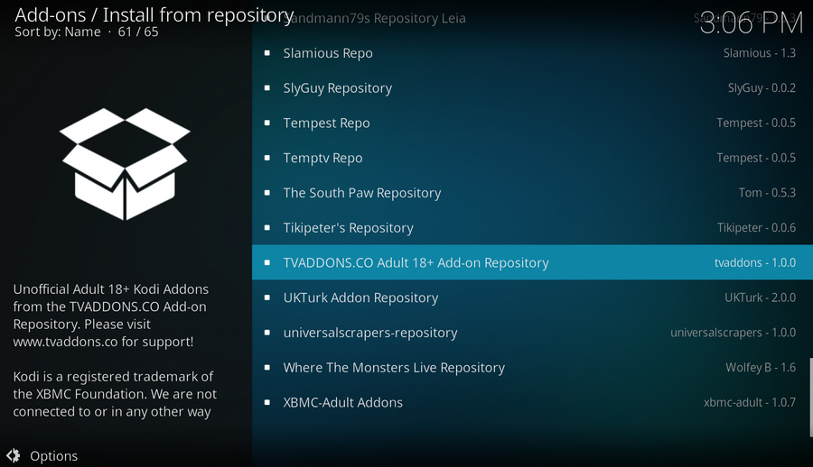 Select PTOM Repository