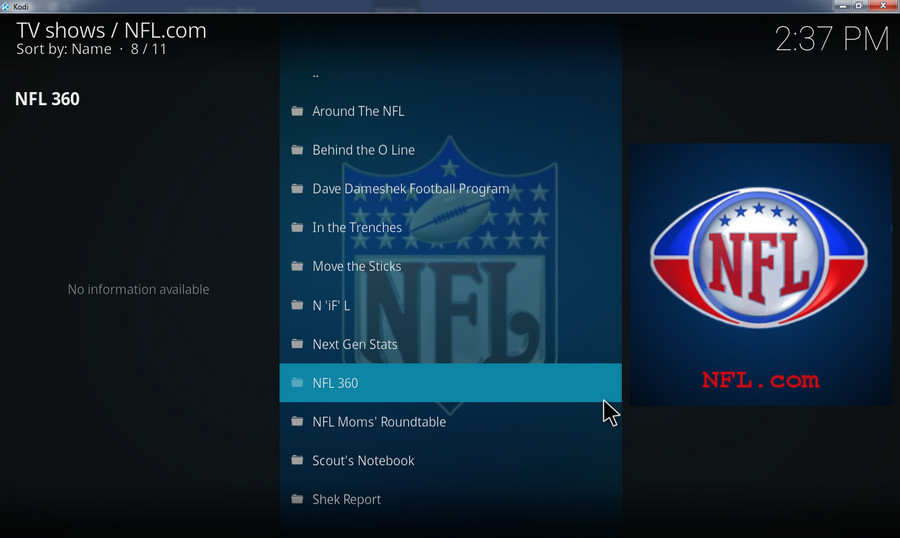 How to watch NFL games on Kodi