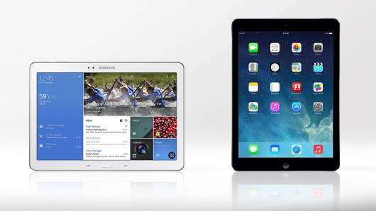iPad air vs Galaxy Note Pro