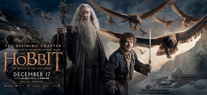 The Hobbit: The Battle of the Five Armies hits domestic theaters December 17th