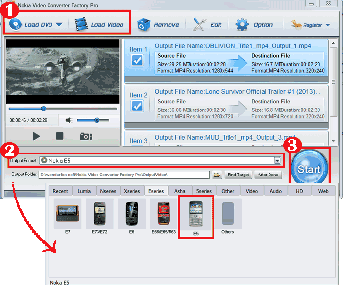 Nokia E5 Video Converter