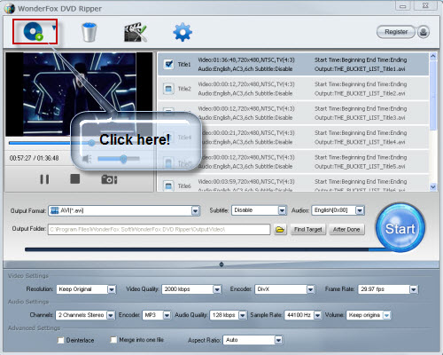 Load DVD Files
