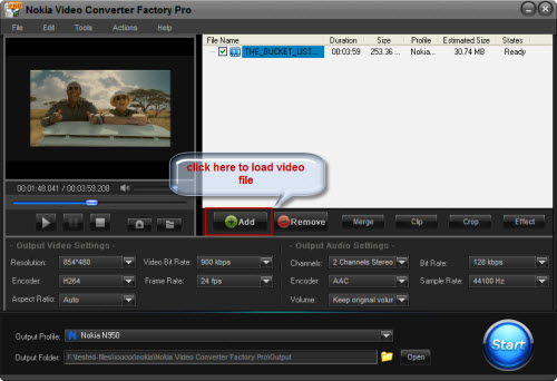 Load Video file