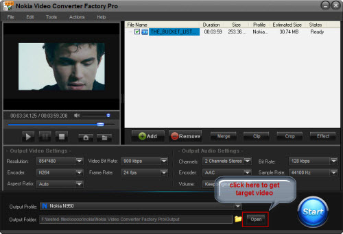 get target video