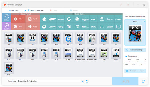 Supported Output Formats