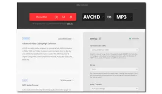 AVCHD M2TS to WAV/MP3 Online