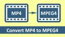 Convert MP4 to MPEG4