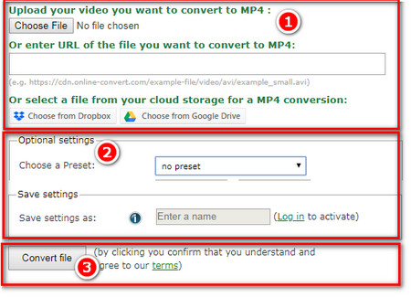 Converting QuickTime to MP4 with Online Video Converter