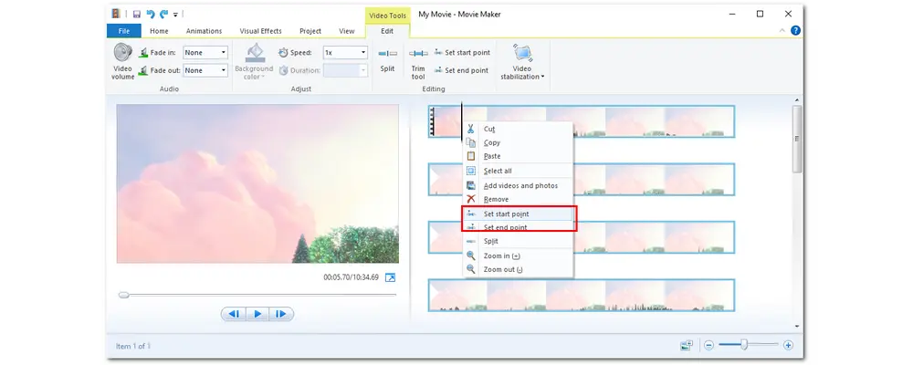 How to Cut a Video in Windows Movie Maker
