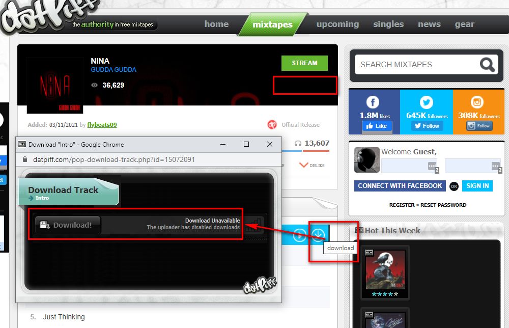 How to Download from DatPiff