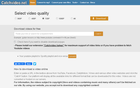 Download any video URL