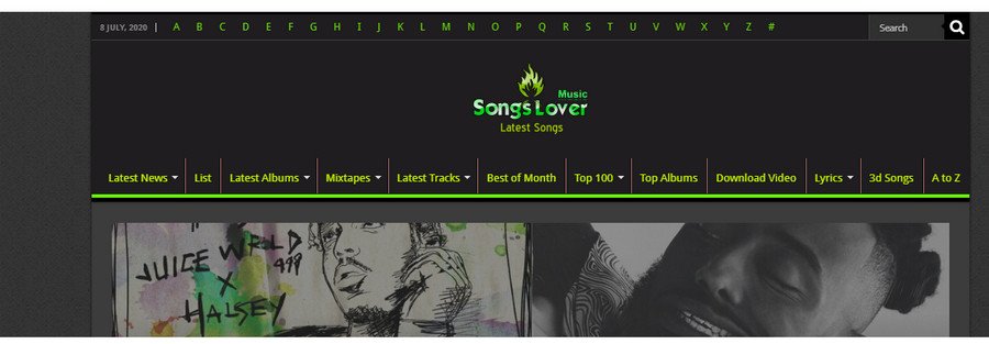 Free English hits and album download on Songs Lover