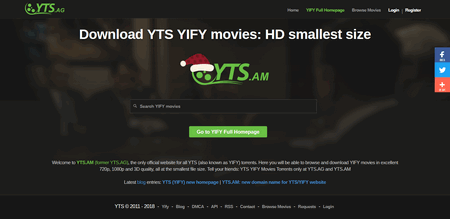 YIFY: the Best Website to Download Movies in Smaller Size