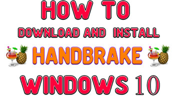 HandBrake problem 3 - failed on Windows 10