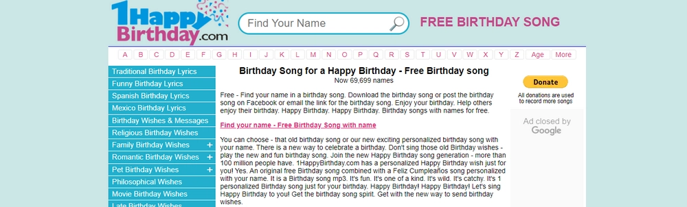 Happy birthday song download