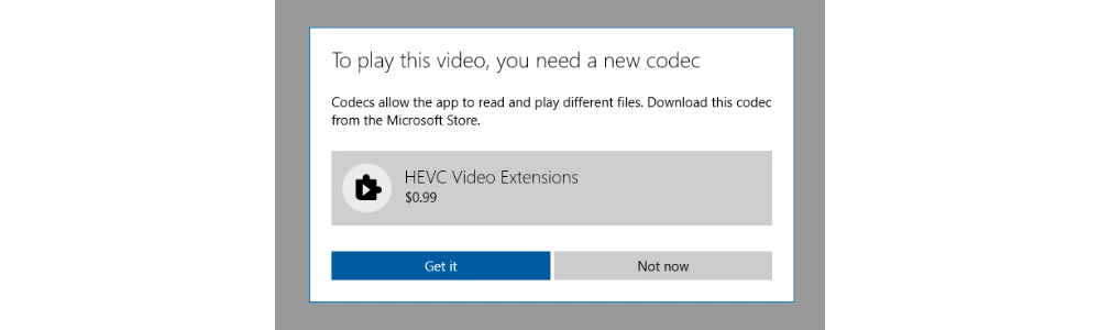HEVC Video Extensions Windows 11 Official