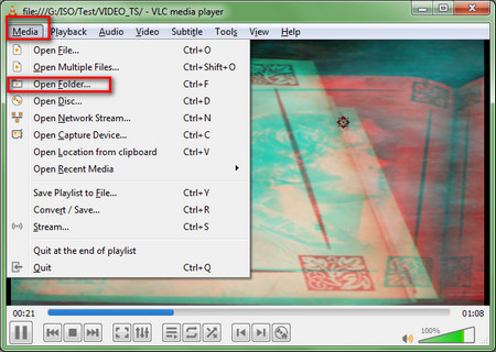 VLC for .vob playback
