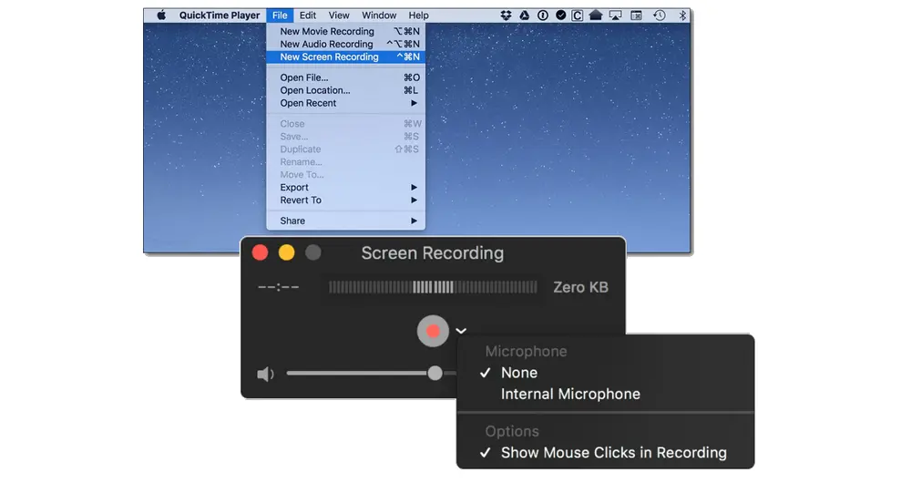Record Video without Audio on Mac