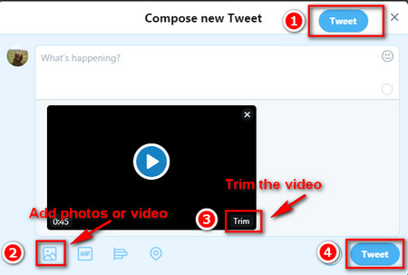 How to share a video on Twitter