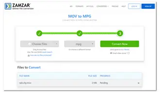 MOV to MPG Converter Online