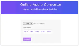 VirtualSpeech Online Audio Converter