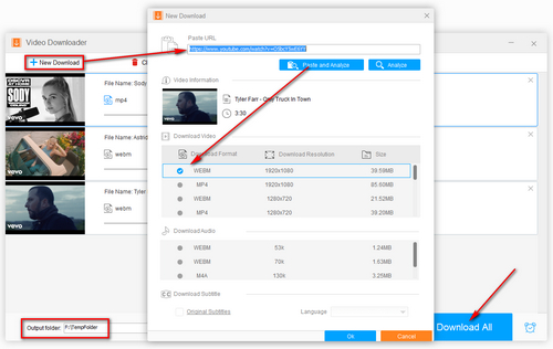 The Whole Online Video/Audio Downloading Process