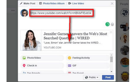 How to add YouTube video to Facebook