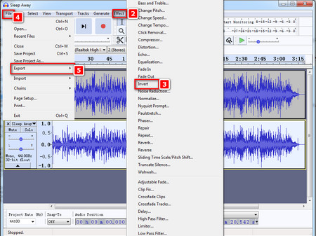 Audacity Remove Vocals from A Song
