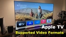 Apple TV Supported Video Formats