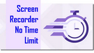 Screen Recorder No Time Limit