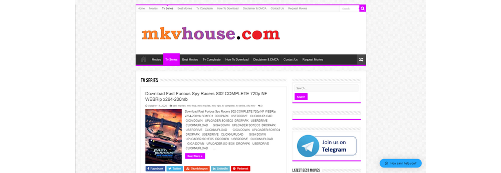 MKVHouse - Free TV Series Downloads No Registration