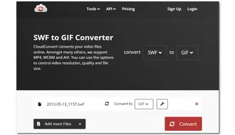 Convert SWF to GIF Online
