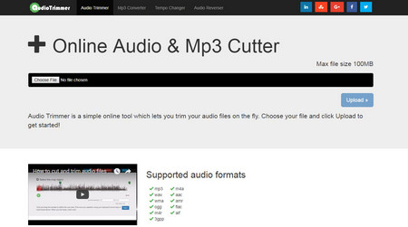 MP3 Cutter Free Online Server
