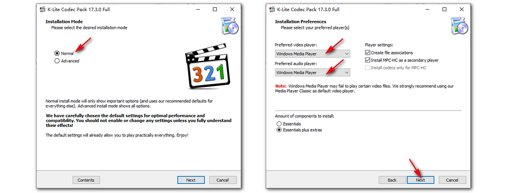 Install VOB Codec for Windows Media Player