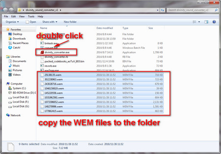 How to Convert WEM to MP3 and OGG