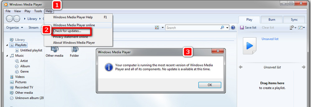Windows Media Player rip error solution 
