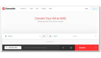 Convertio Online Xvid Converter