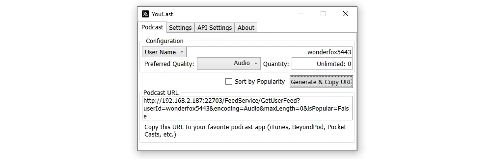 Free YouTube Video to Podcast Converter - YouCast