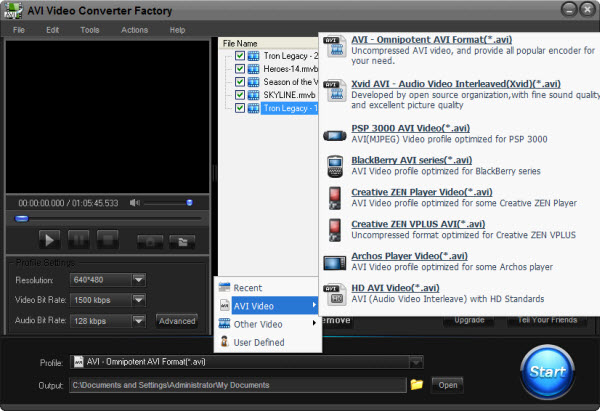 AVI Video Converter