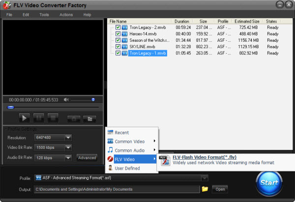 FLV Video Video Converter