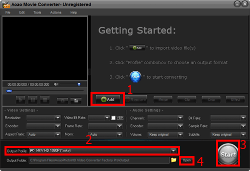 Transfer video and move to android