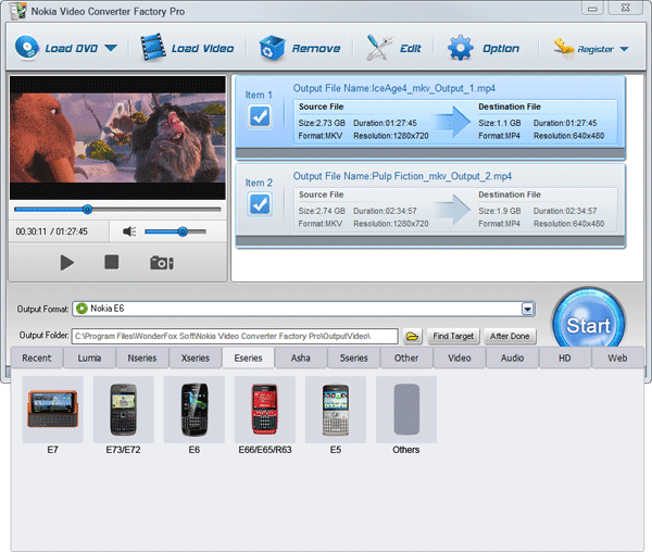 Nokia Video Converter for Nokia E65