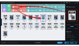 Choose M4V Profile