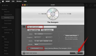 Convert DVD to M4V on Mac