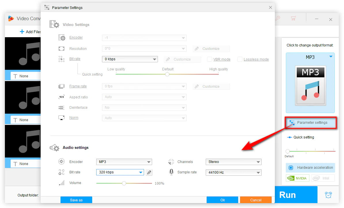 Adjust Audio Settings